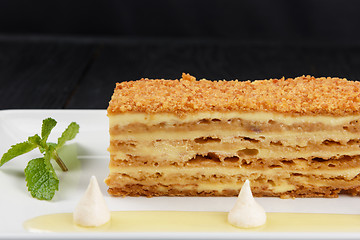 Image showing Esterhazy Torte on plate