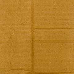 Image showing brown corrugated cardboard texture background