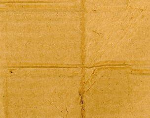 Image showing brown corrugated cardboard texture background