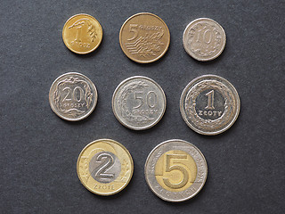 Image showing Polish Zloty coins, Poland