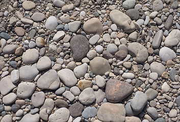 Image showing grey cobble texture background