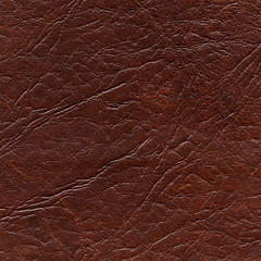 Image showing dark brown leatherette sample background