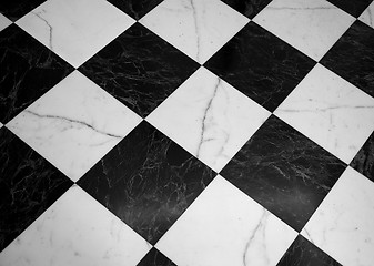 Image showing checkered floor texture background