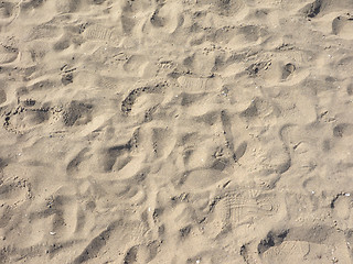 Image showing Sand on the beach