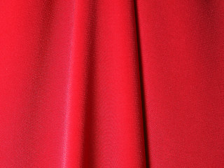 Image showing red curtain in theatre