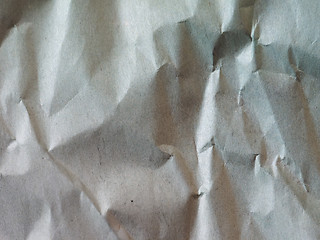 Image showing green crinkled paper texture background