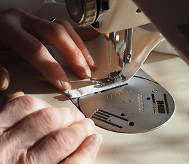 Image showing sewing machine detail