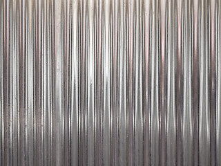 Image showing grey corrugated steel texture background