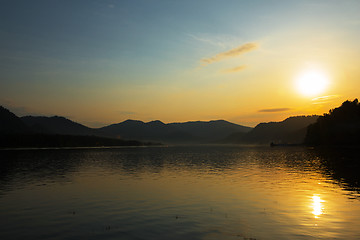 Image showing Teletskoye lake in Altai mountains