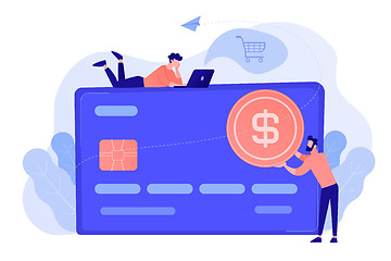 Image showing Credit card concept vector illustration.