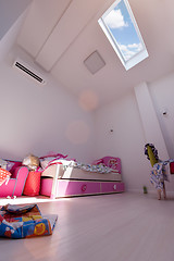 Image showing pink little girl\'s room