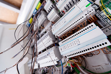 Image showing new automated system of electric power supply and distribution