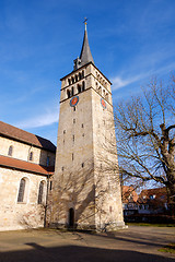 Image showing famous church Martinskirche in Sindelfingen germany