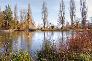 Image showing cloister lake in Sindelfingen Germany