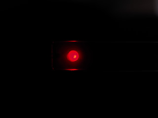 Image showing red led over black