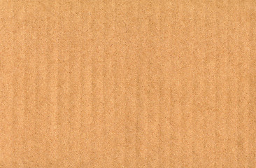 Image showing brown corrugated cardboard texture background