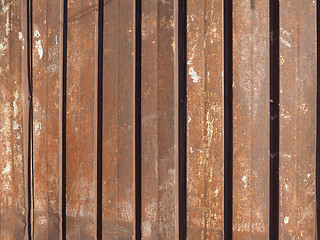 Image showing brown rusted steel metal texture background