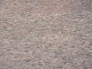 Image showing dark red brick wall background