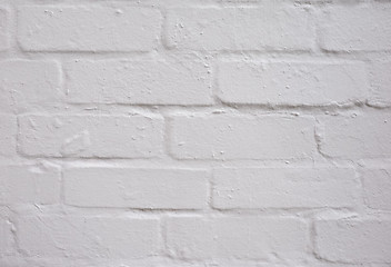 Image showing White brick wall background