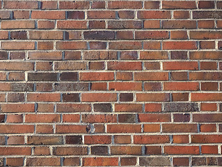 Image showing red brick wall background