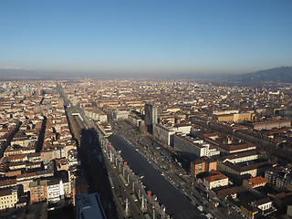 Image showing Aerial view of Turin