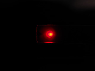 Image showing red led over black