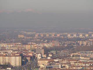 Image showing Aerial view of Turin