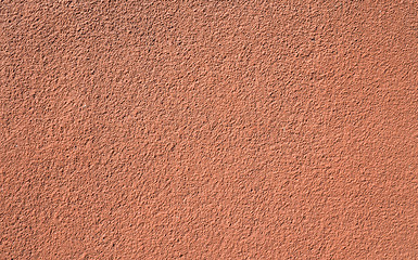 Image showing brown red plaster wall background