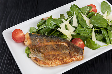 Image showing Grilled Dorado fish fillet