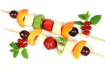 Image showing Fruit on a stick