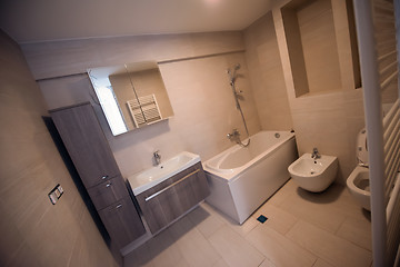 Image showing stylish bathroom interior