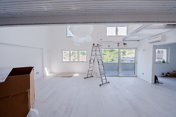 Image showing ladder in Interior of apartment