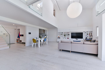 Image showing interior of a two level apartment