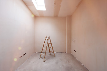 Image showing ladder in Interior of apartment