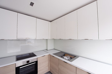 Image showing modern bright clean kitchen interior