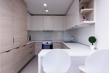 Image showing modern bright clean kitchen interior