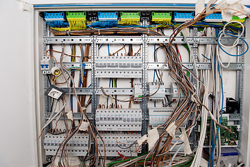 Image showing new automated system of electric power supply and distribution