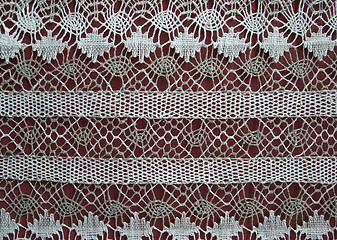 Image showing Hand made lace