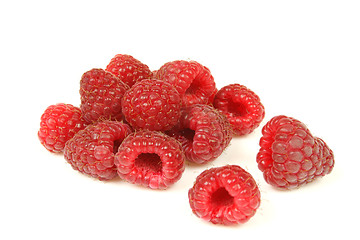 Image showing Raspberries