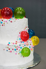 Image showing Wedding cake on table