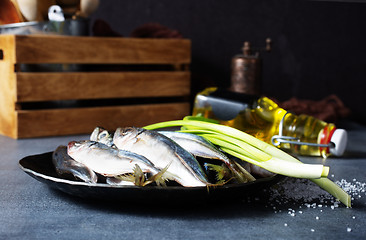 Image showing  raw smelt fish