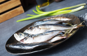 Image showing  raw smelt fish