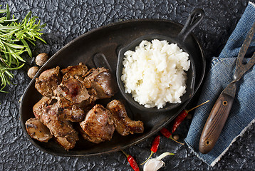 Image showing fried liver