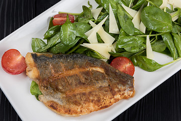 Image showing Grilled Dorado fish fillet