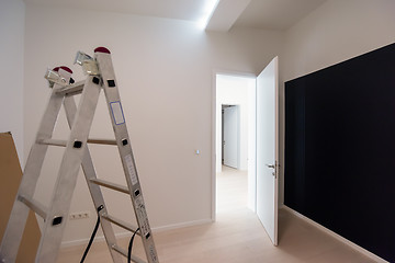 Image showing ladder in Interior of apartment