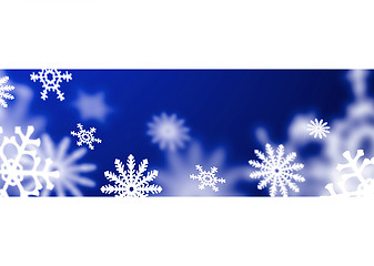 Image showing blue band snowflake