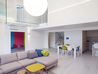 Image showing interior of a two level apartment