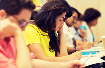 Image showing group of international students on lecture