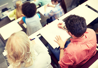 Image showing international students at university lecture hall