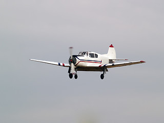 Image showing Private aircraft on final approach